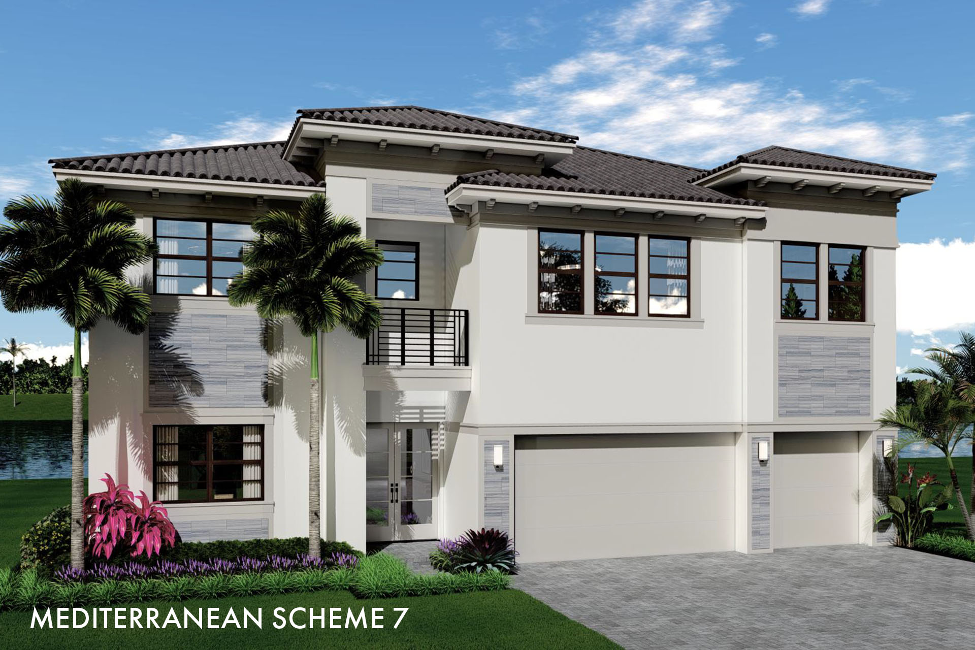 2 Story Mediterranean Scheme #7